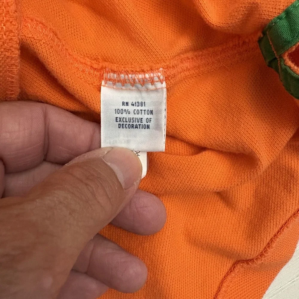 Polo Ralph Lauren Crest Polo Shirt Mens M Orange Custom Fit P-RL Yacht Club Flag